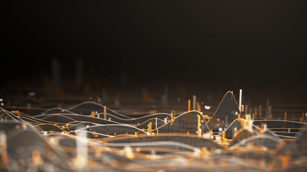 Analyzing Digital Data - Copy Space - Statistics, Financial Chart, Economy